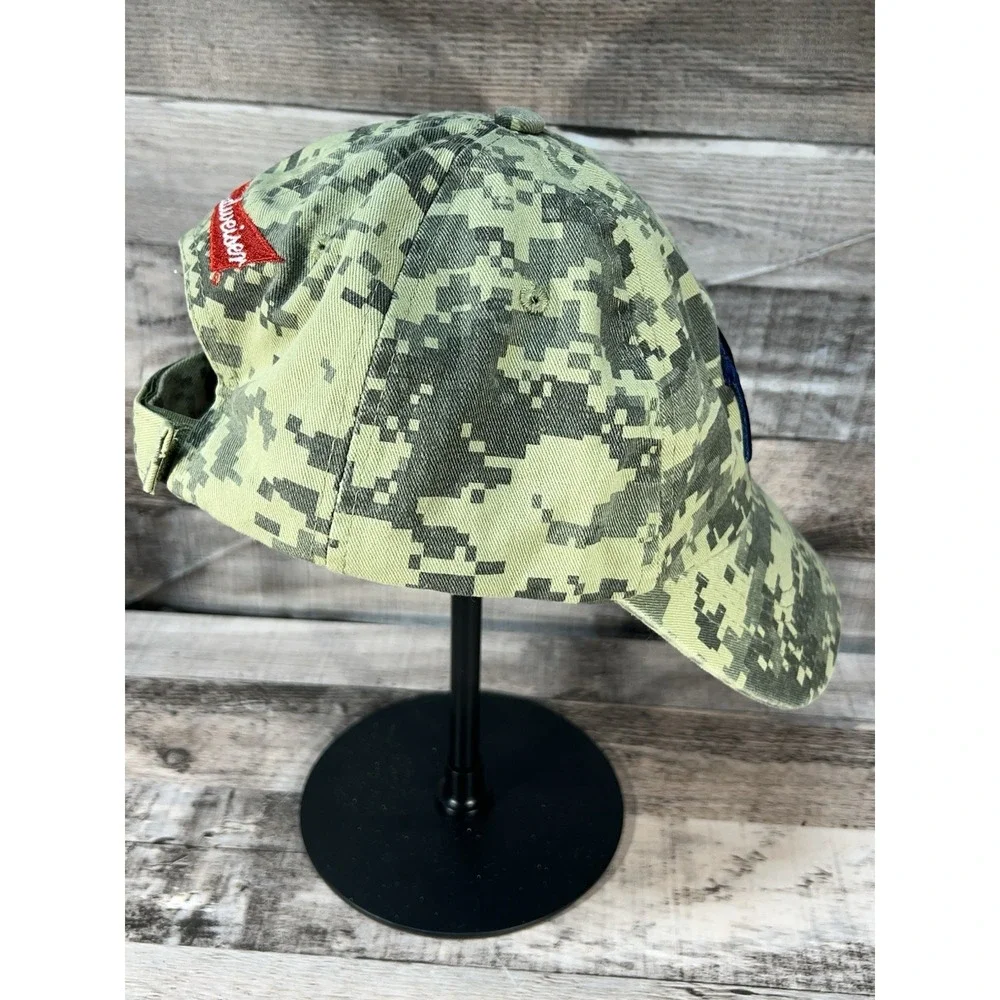 MLB New York Yankees Camouflage Hat Budweiser Army Adjustable‎